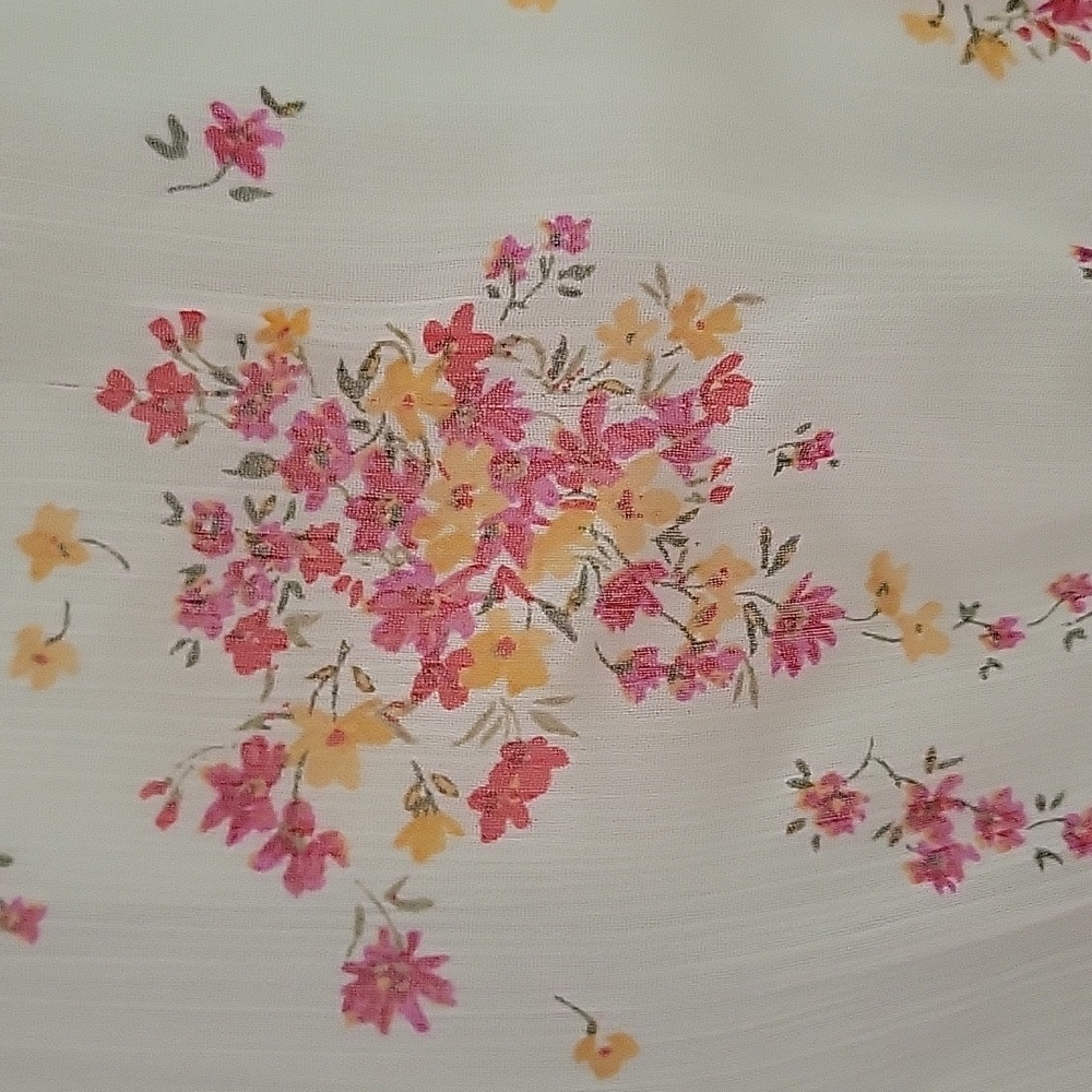 NWT Vince Camuto XXL White Floral Print Dress - Picture 8 of 12